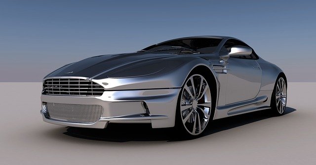 moderní nový automobil